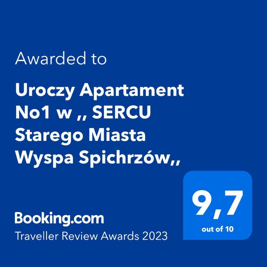 גדנסק Uroczy Apartament No1 W ,, Sercu Starego Miasta Wyspa Spichrzow,, מראה חיצוני תמונה